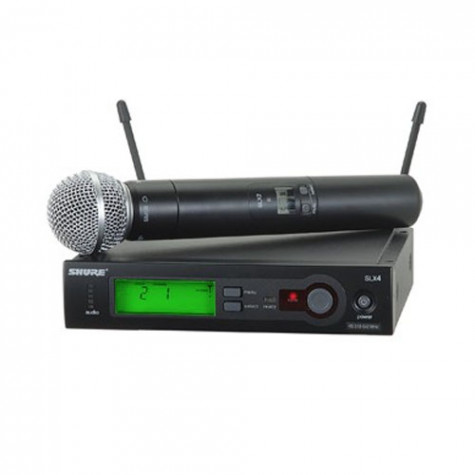 Shure SM58 SLX2/4 Wireless Handheld (For Studio & Events)