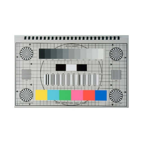 Accu-Chart HD/4K Test Chart