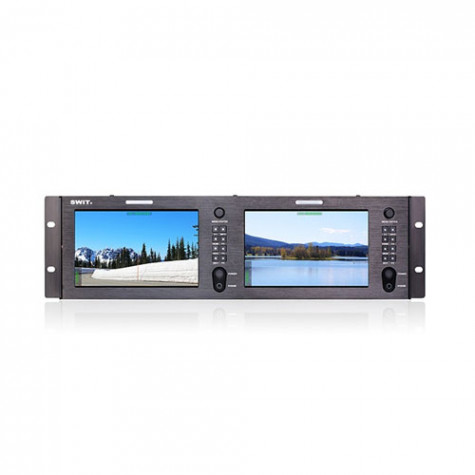 Swit Twin Side-By-Side 7” Monitors