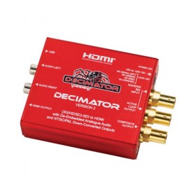 Decimator 3G/HD/SD SDI To Composite/SDI Down Converter