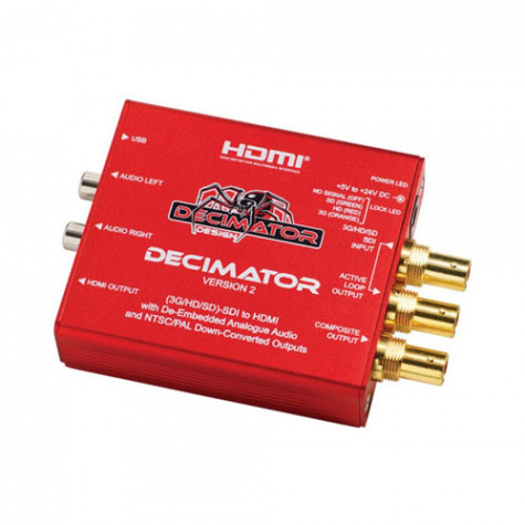 Decimator 3G/HD/SD SDI To Composite/SDI Down Converter